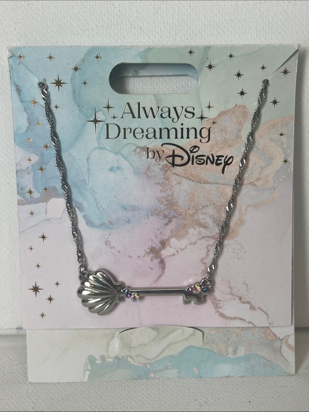 Always Dreaming Disney Parks “The Little Mermaid” Key Necklace